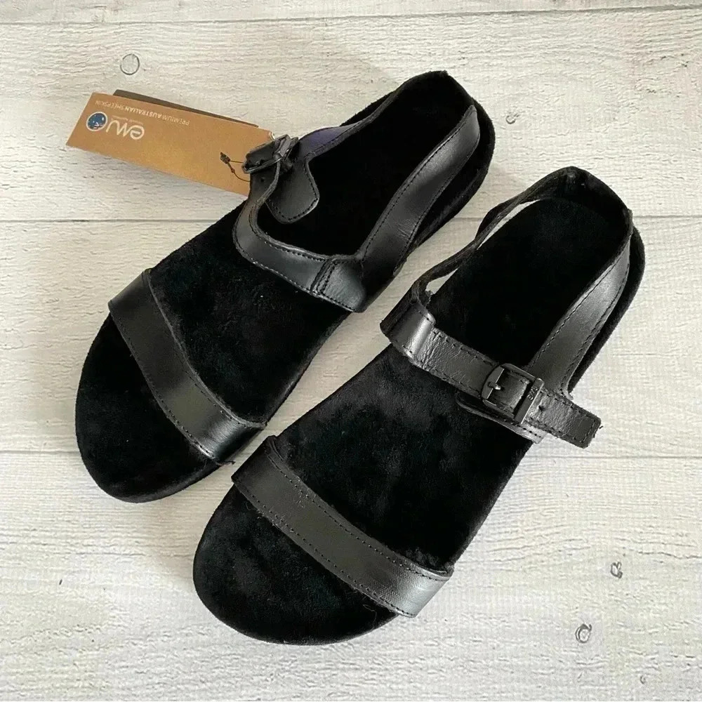 EMU Australia Sandals Black‎ New